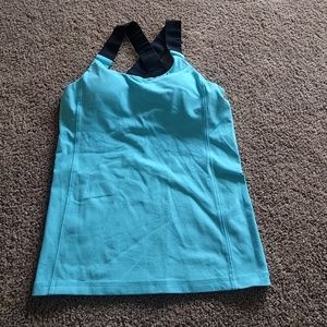 Womens lined sports tank